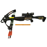 Never Fired! BARNETT "GAME CRUSHER" CROSSBOW w/ 3 Headhunter Arrows & 4X32 SCOPE
