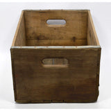 Antique WOOD CRATE "PORT MURRAY DAIRY PRODUCTS" Rare N.J. "PM MILK"  Wooden Box!