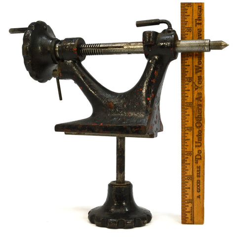 Vintage ADJUSTABLE LATHE TAILSTOCK Unbranded Tail-Stock OLD MACHINIST/WOOD TOOL