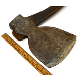 Antique SHIP CARPENTERS BROAD AXE Kent Type by AMOSKEAG AX CO Pre-Underhill RARE