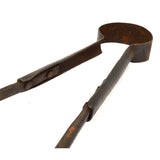 Antique WROUGHT IRON SPRING TONGS by HENRY BOKER German LABORATORY GRABBER TOOL