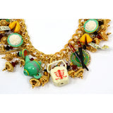 Excellent! LUNCH AT THE RITZ "CHINESE TAKEOUT" CHARM BRACELET Teapot CHOPSTICKS+