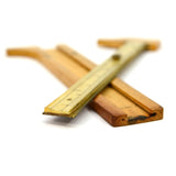 Vintage HR FRANCE 3" CALIPER Rare! WOOD BRASS & BONE Watchmakers INSPECTION TOOL