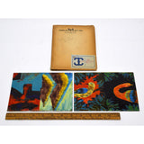 Antique SALESMAN SAMPLE(?) Painted Tile/Panel "COLUMBIAN ART METAL WORKS" (7of8)