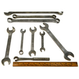 Vintage PLUMB/PLOMB OPEN, BOX-END & COMBINATION WRENCH Lot of 9 Pebble Wrenches