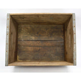 Antique WOOD CRATE "PORT MURRAY DAIRY PRODUCTS" Rare N.J. "PM MILK"  Wooden Box!