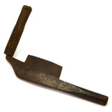 Antique COOPERS CHAMFER DRAW KNIFE by L&I.J WHITE L-Shaped 5" CURVED BLADE c1837