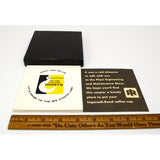 Vintage INGERSOLL-RAND PROMOTIONAL PORCELAIN COASTER Air & Electric Hoists RARE!