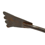 Antique WROUGHT IRON SPRING TONGS by HENRY BOKER German LABORATORY GRABBER TOOL