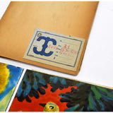 Antique SALESMAN SAMPLE(?) Painted Tile/Panel "COLUMBIAN ART METAL WORKS" (7of8)