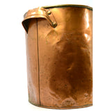 Antique COPPER ROASTING PAN (No Lid) LARGE HANDLED TUB, 11.5 Gallon/44 Liter Pot