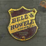 Vintage BELL & HOWELL WOOD CHEST Army/Navy? EYEMO FILM MAGAZINES BOX Rare PATINA