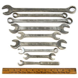 Vintage PLUMB/PLOMB OPEN, BOX-END & COMBINATION WRENCH Lot of 9 Pebble Wrenches