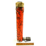 Very Used SPX POWER TEAM 10-Ton HYDRAULIC CYLINDER No. C1010C w/ 10-1/8" Stroke