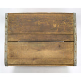 Antique WOOD CRATE "PORT MURRAY DAIRY PRODUCTS" Rare N.J. "PM MILK"  Wooden Box!