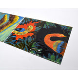 Antique SALESMAN SAMPLE(?) Painted Tile/Panel "COLUMBIAN ART METAL WORKS" (7of8)