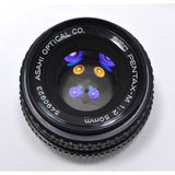 Looks Good "SMC PENTAX-M" CAMERA LENS 1:2, 50mm *K-MOUNT* by ASAHI OPTICAL CO.