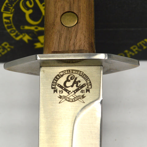 Vintage AUSSIE BOWIE KNIFE No. WD-10 by EK KNIVES Combat / Fighting NEW IN BOX!
