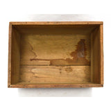 Vintage WOOD CRATE "PREMIUM CHOCOLATE" BOX by W. BAKER CO. Paris Expo GOLD MEDAL