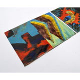 Antique SALESMAN SAMPLE(?) Painted Tile/Panel "COLUMBIAN ART METAL WORKS" (7of8)