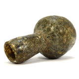 Ancient? FREE BLOWN GLASS FLASK 3.25" Bottle/Vessel ROMAN? c.100-300 AD? Patina!