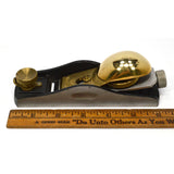 Sleek! LIE NIELSEN 'ADJUSTABLE MOUTH BLOCK PLANE' No. 60-1/2 Bronze/Brass (L-N)