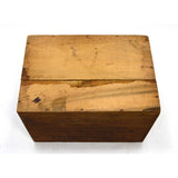 Vintage WOOD CRATE "PREMIUM CHOCOLATE" BOX by W. BAKER CO. Paris Expo GOLD MEDAL