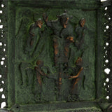 Vintage BRONZE BAS RELIEF c.1950 Reproduction BASILICA OF SAN ZENO, ITALY 2 of 3