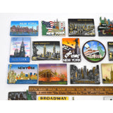 Lot of 26 NEW YORK-NYC POLY-RESIN FRIDGE MAGNETS Refrigerator Magnet NO DOUBLES!