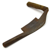 Antique COOPERS CHAMFER DRAW KNIFE by L&I.J WHITE L-Shaped 5" CURVED BLADE c1837