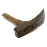 Antique UNBRANDED CARPENTER'S ADZE Hand/Elbow HALF HEAD Coopers Adz RICH PATINA!