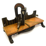 Vintage STANLEY No. 150 MITER BOX Mitre Tool CAST IRON & WOOD Original Japanning