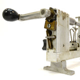 Vintage UNBRANDED CLOCK MAINSPRING WINDER + Attachment HOME/SHOP-MADE? Unusual!