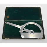 Antique METAL PROTRACTOR by "T. ALTENEDER PHIL'A" Drafting Tool in ORIGINAL CASE