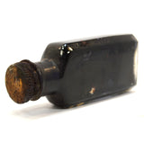 Vintage ACE OF SPADES 3.5oz SHOE POLISH BOTTLE (empty) w/ ORIGINAL CAP Patina!!