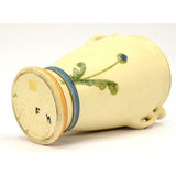 Antique WELLER POTTERY "BONITO" VASE 6" Hand-Painted BLUE FLOWER Artist Signed!