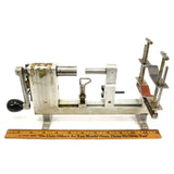 Vintage UNBRANDED CLOCK MAINSPRING WINDER + Attachment HOME/SHOP-MADE? Unusual!