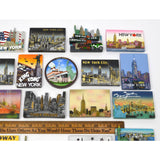 Lot of 26 NEW YORK-NYC POLY-RESIN FRIDGE MAGNETS Refrigerator Magnet NO DOUBLES!