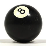 Vintage 8-BALL GEAR SHIFT KNOB Hot/Rat Rod POOL EIGHT-BALL Screw-Adjust Adapter!