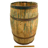 Vintage WOOD BARREL Epsom Salt MERCK & CO. CHEMISTS from HACKETTSTOWN, NJ Rare!!