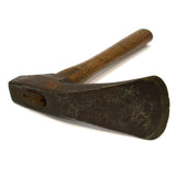 Antique UNBRANDED CARPENTER'S ADZE Hand/Elbow HALF HEAD Coopers Adz RICH PATINA!