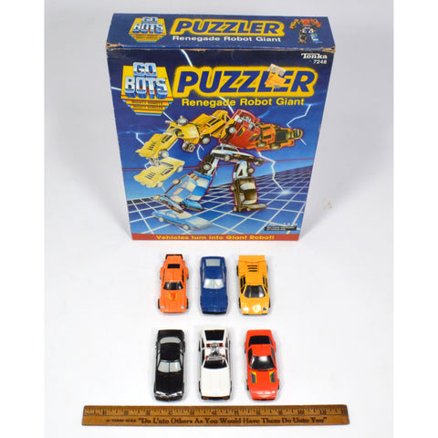 Vintage TONKA GOBOTS "PUZZLER-RENEGADE ROBOT GIANT" #7248 in BOX + Instructions!