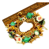 Excellent! LUNCH AT THE RITZ "CHINESE TAKEOUT" CHARM BRACELET Teapot CHOPSTICKS+