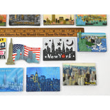 Lot of 26 NEW YORK-NYC POLY-RESIN FRIDGE MAGNETS Refrigerator Magnet NO DOUBLES!