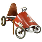 Vintage MURRAY "FIRE BALL" PEDAL RACE CAR c.1960's No. 1 CUSTOM HIGH-BACK Rare!