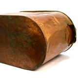 Antique COPPER ROASTING PAN (No Lid) LARGE HANDLED TUB, 11.5 Gallon/44 Liter Pot
