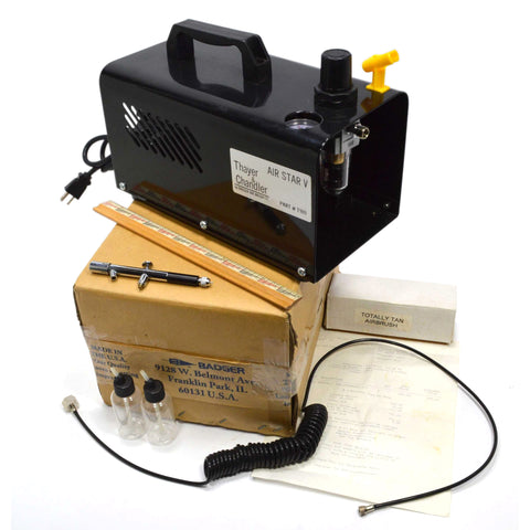 Excellent! THAYER & CHANDLER "AIR STAR V" #T909 Compressor BADGER AIR-BRUSH CO.