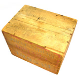 Vintage BINLEY WOODEN TEA CRATE Wood Box (NO Lid) ORANGE PEKOE Sri Lanka CEYLON