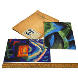 Antique SALESMAN SAMPLE(?) Painted Tile/Panel "COLUMBIAN ART METAL WORKS" (8of8)