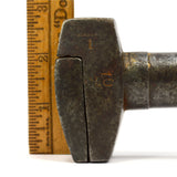 Antique NUT WRENCH-HAMMER COMBO TOOL by J. RICE & CO. Unusual SCREW-ADJUST Rare!